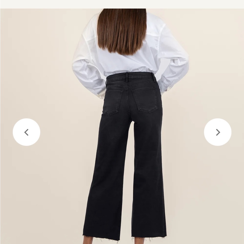 Kut From the Kloth Meg High Rise Wide Leg Jeans - Picture 3 of 8